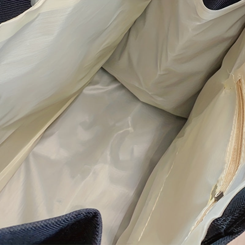 Minimalist Canvas Tote Bag Large Capacity Shoulder Bag