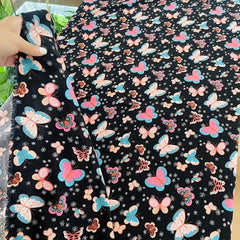 Butterfly Pattern Fabric 0.91m DIY Clothing Quilt Set