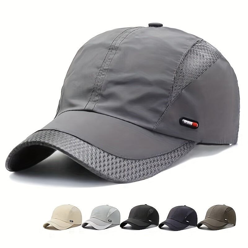 Mesh Baseball Cap Quick Drying Dad Hat Lightweight Sun Hats