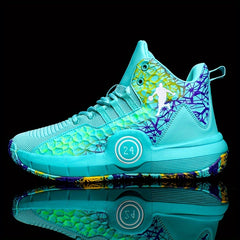 Men's Block Basketball Shoes Comfy Non Slip