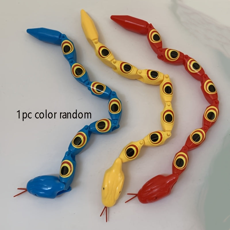 Retro Jointed Twister Toy Plastic Snake Novelty Gag Gift