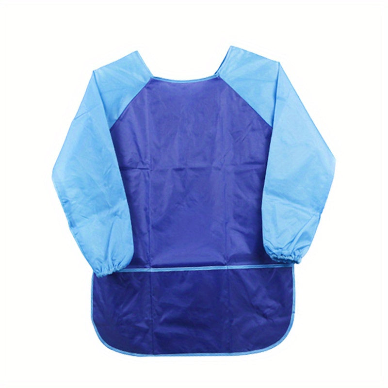 Waterproof Long Sleeve Art Painting Coat Nylon Pocket Bib