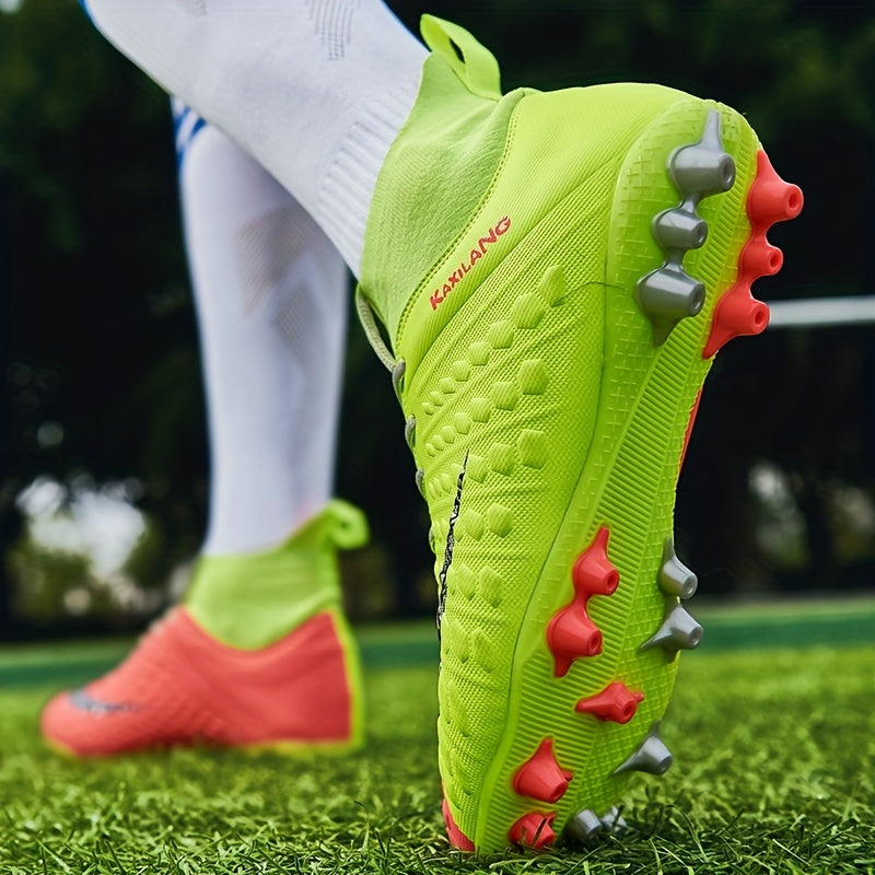 Boys Non Slip Football Cleat With Spikes Outdoor Soccer Shoes