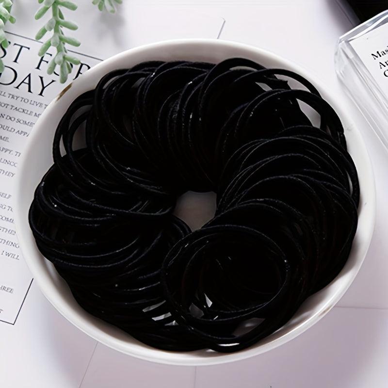 50pcs Colorful Elastic Hair Bands Women Headband Hair Accessories