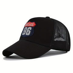 Casual Duck Embroidered Baseball Cap Mesh Sun Visor