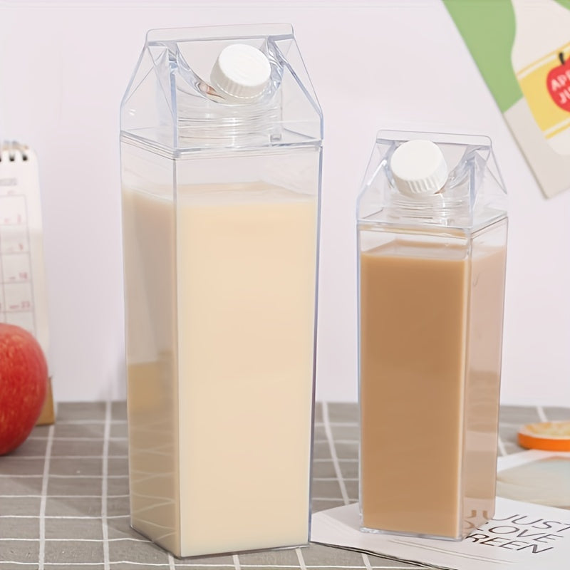 Portable Leakproof Milk Bottle with Cow Pattern