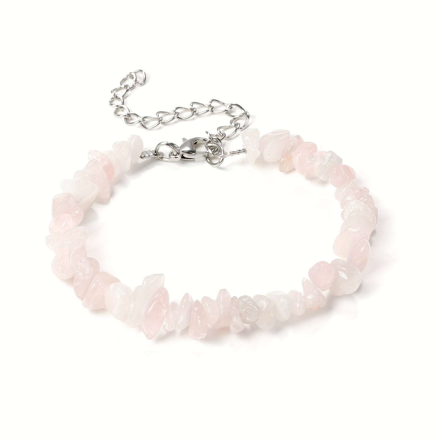 Natural Crystal Stone Irregular Bohemian Style Bracelet