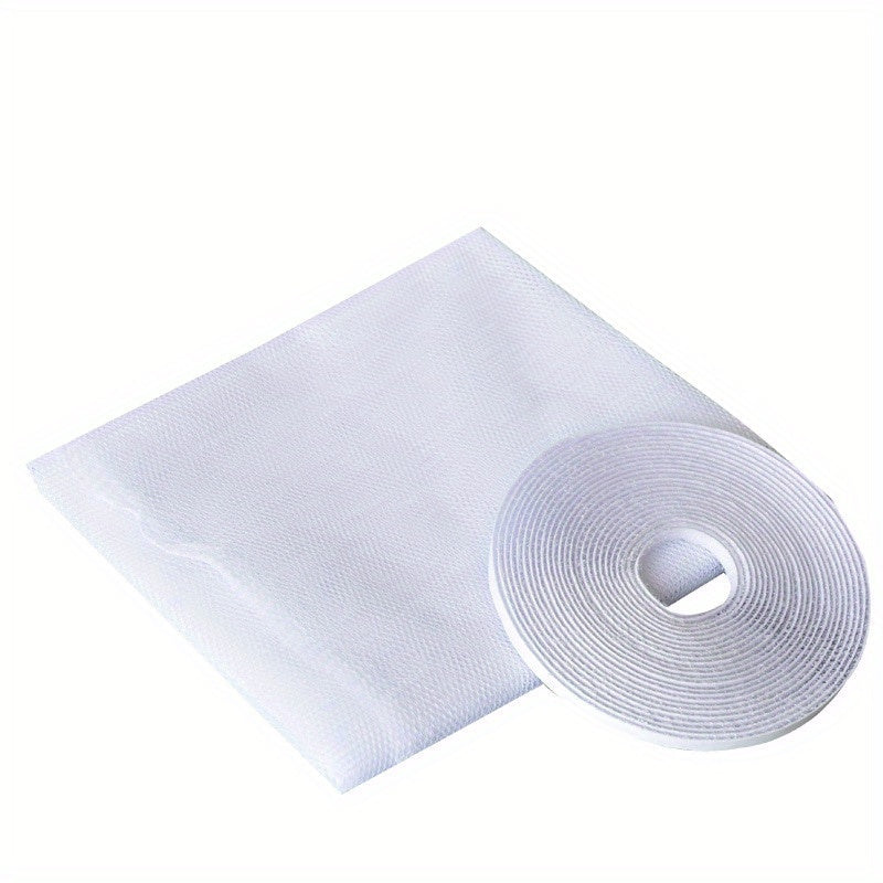 DIY Window Screen Netting Mesh Curtain 130X150cm, Hook & Tape, Multiple Windows