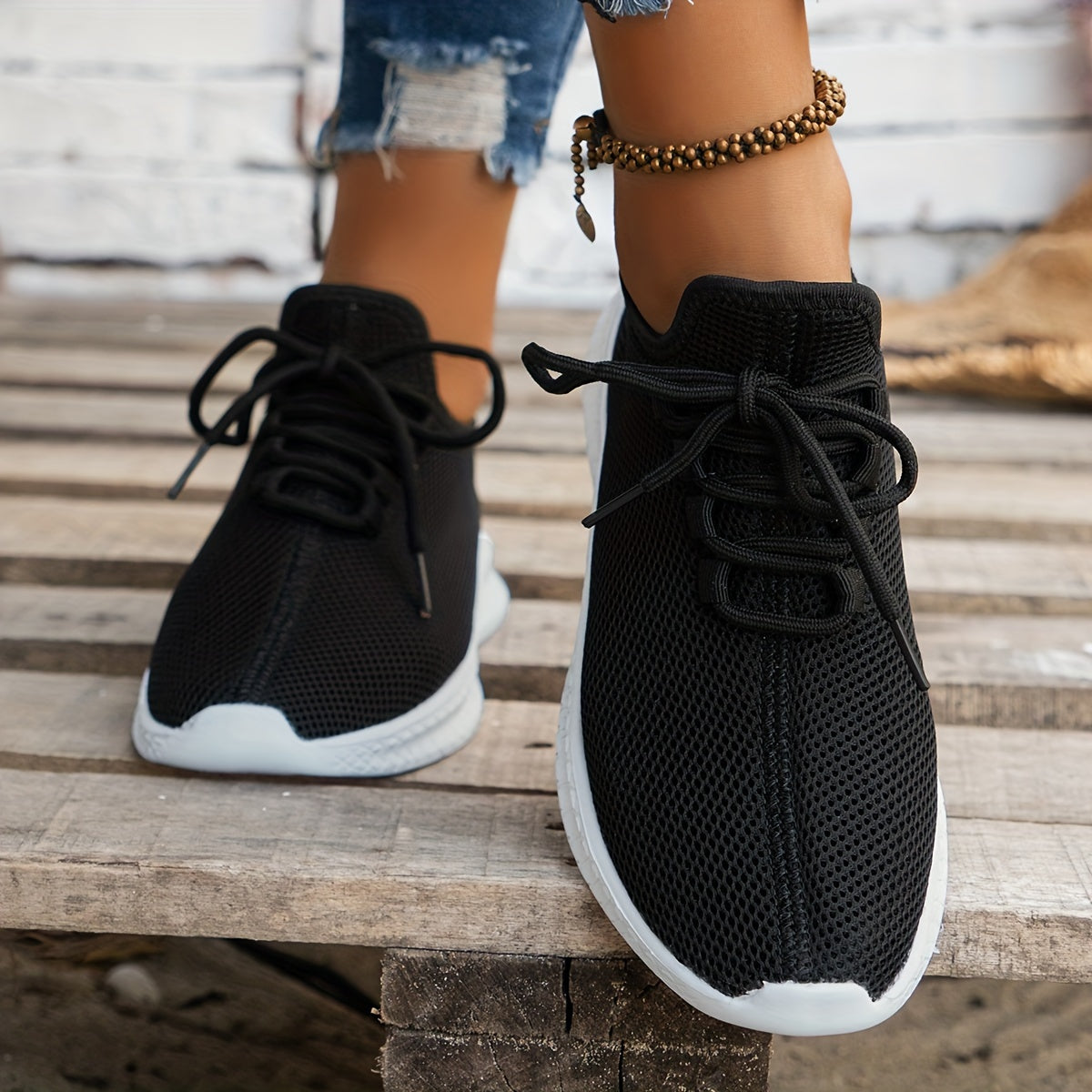 Women's Heighten Flyknit Casual Sneakers Non Slip Running Shoes
