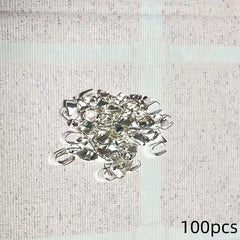 100pcs Iron Melon Seeds Buckle Pinch Clip Bail Pendant Connectors