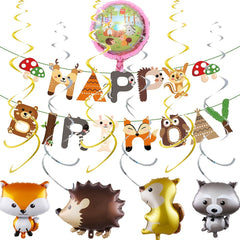 Forest Animals Toys Balloon Set for Party