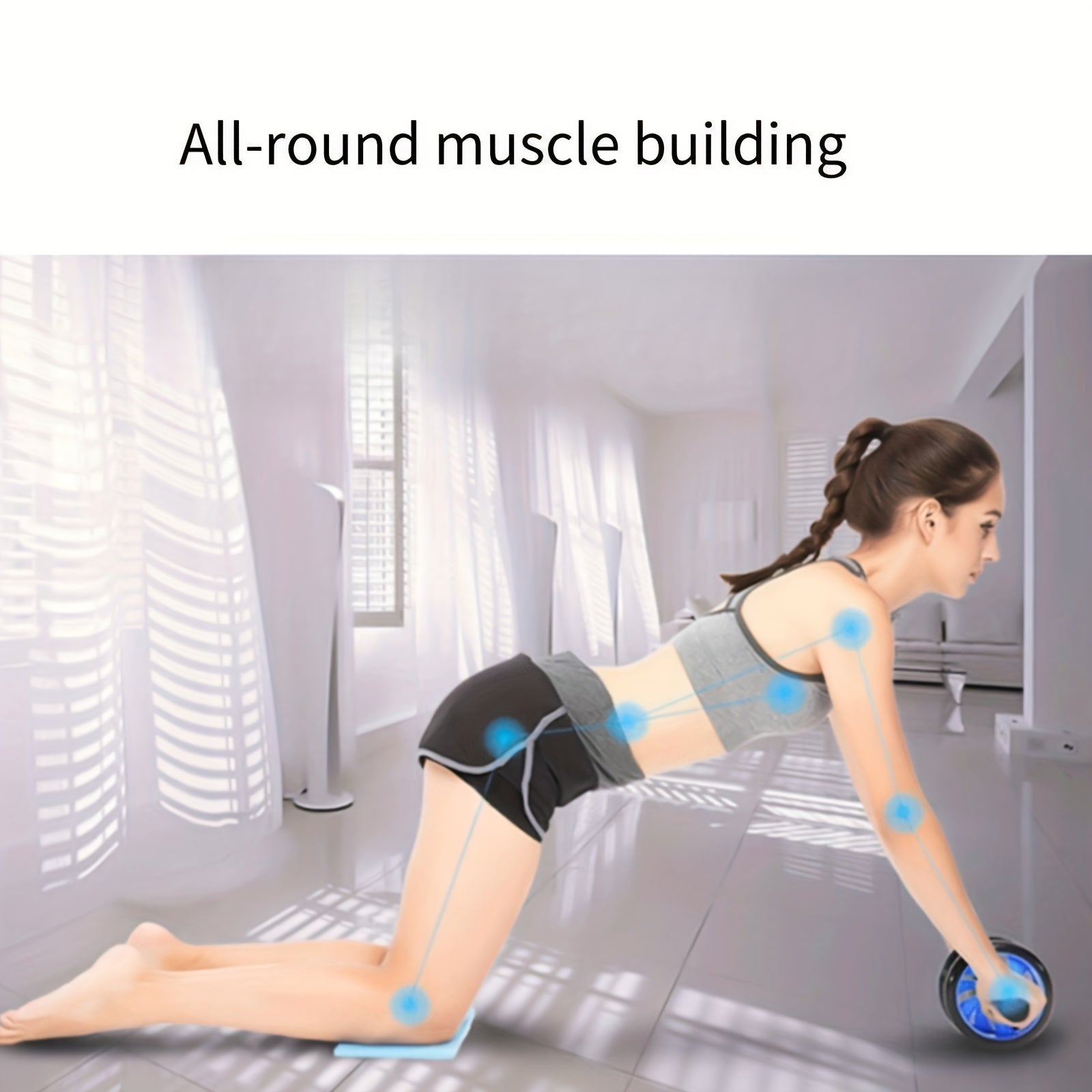 Ab Exercise Wheel Ab Muscle Trainer Ab Roller Fitness Equipment
