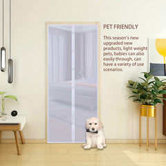 Magnetic Screen Door Keep Bugs Out Let Breeze In Curtain Single Door 96 205
