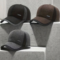 Thicker Winter Ears Protection Baseball Cap Snapback Sun Hat