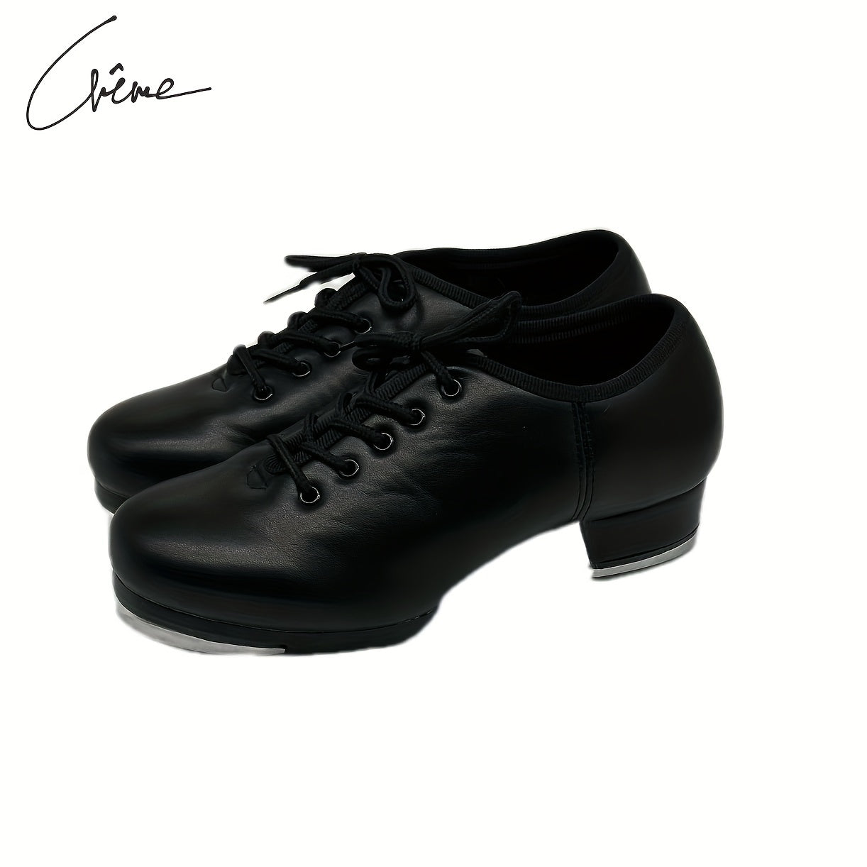 Unisex Soft Sole Lace up Jazz Tap Dance Shoes