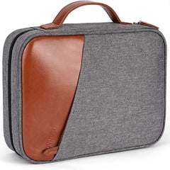 Portable Striped Pattern Handbag Lightweight Zipper Storage Bag
