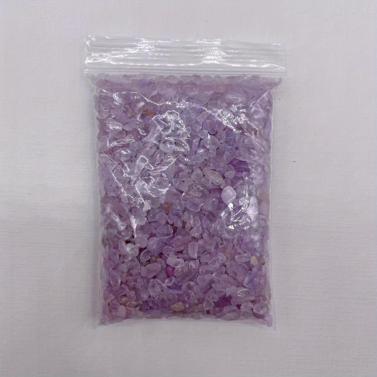 50g Natural Lavender Amethyst Crushed Stones Healing Quartz Crystals