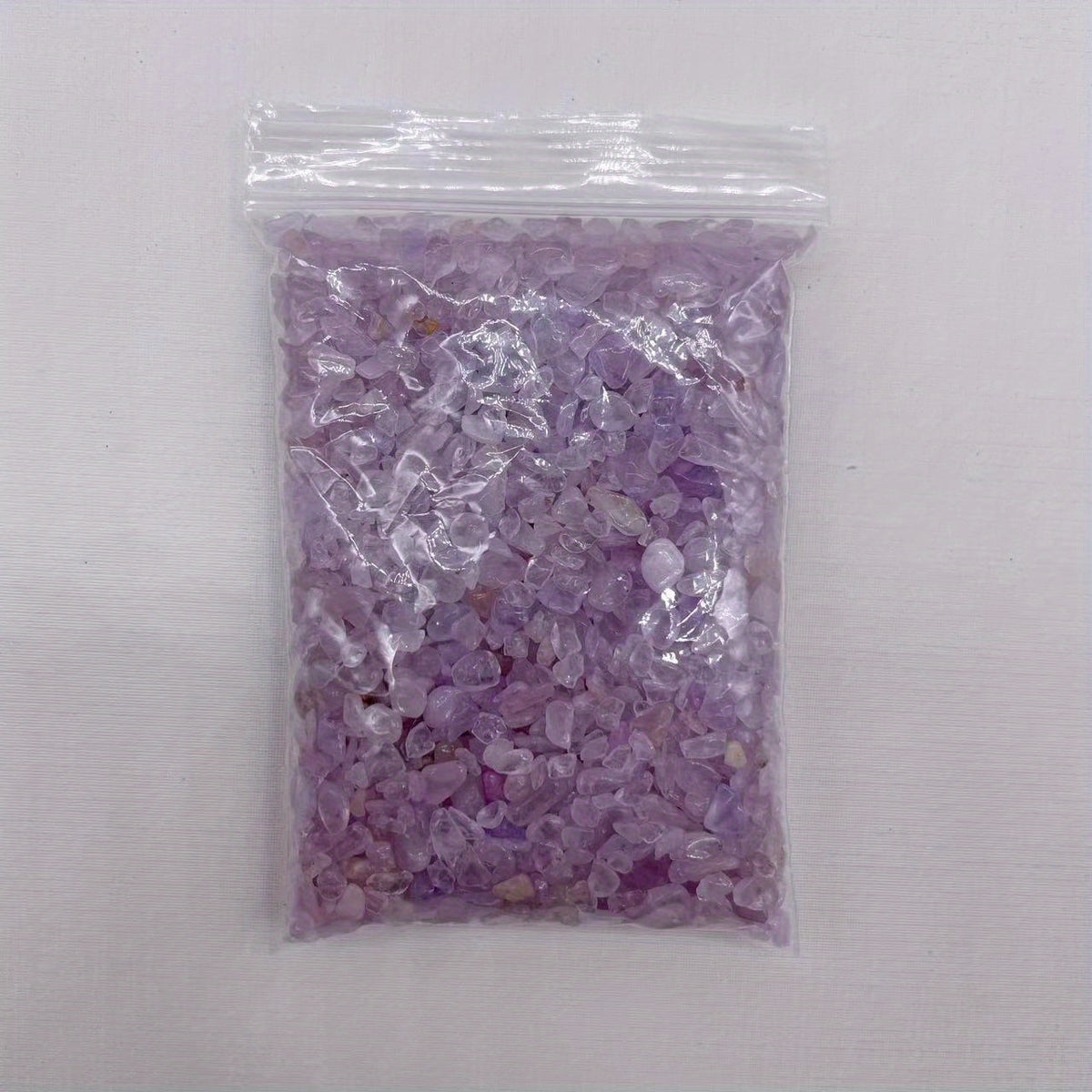 50g Natural Lavender Amethyst Crushed Stones Healing Quartz Crystals