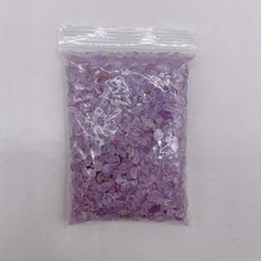 50g Natural Lavender Amethyst Crushed Stones Healing Quartz Crystals