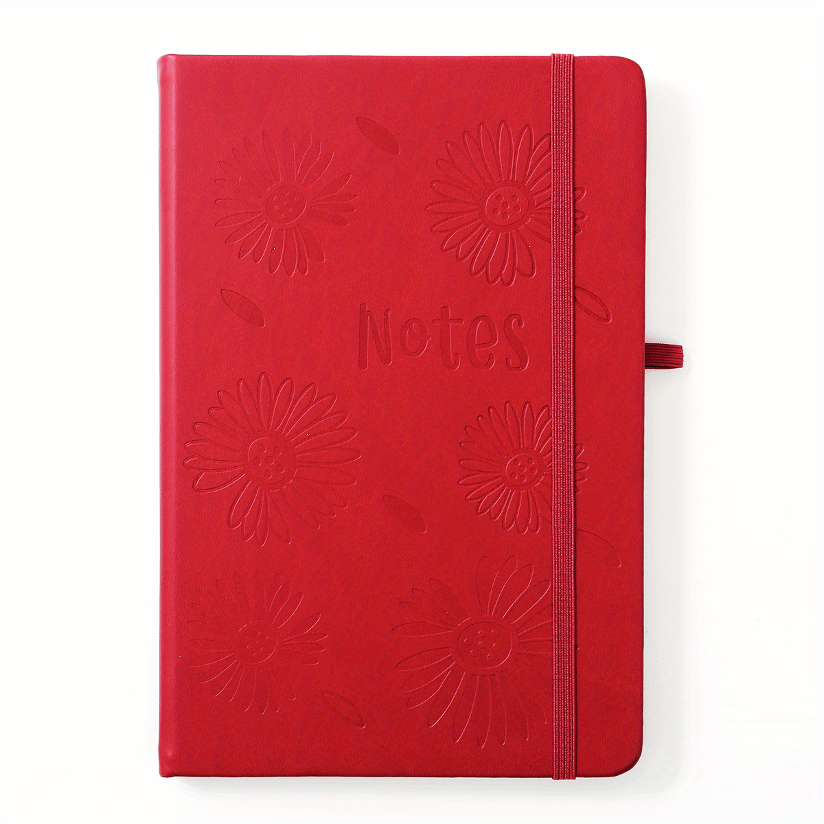 A5 Flower PU Notebook 14 48x21 08cm Thickened Paper - Home Office School Use