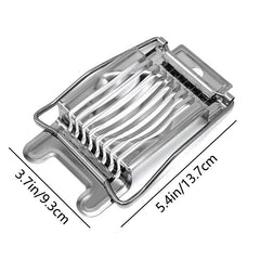 Stainless Steel Egg Slicer for Perfect Hard Boiled Eggs