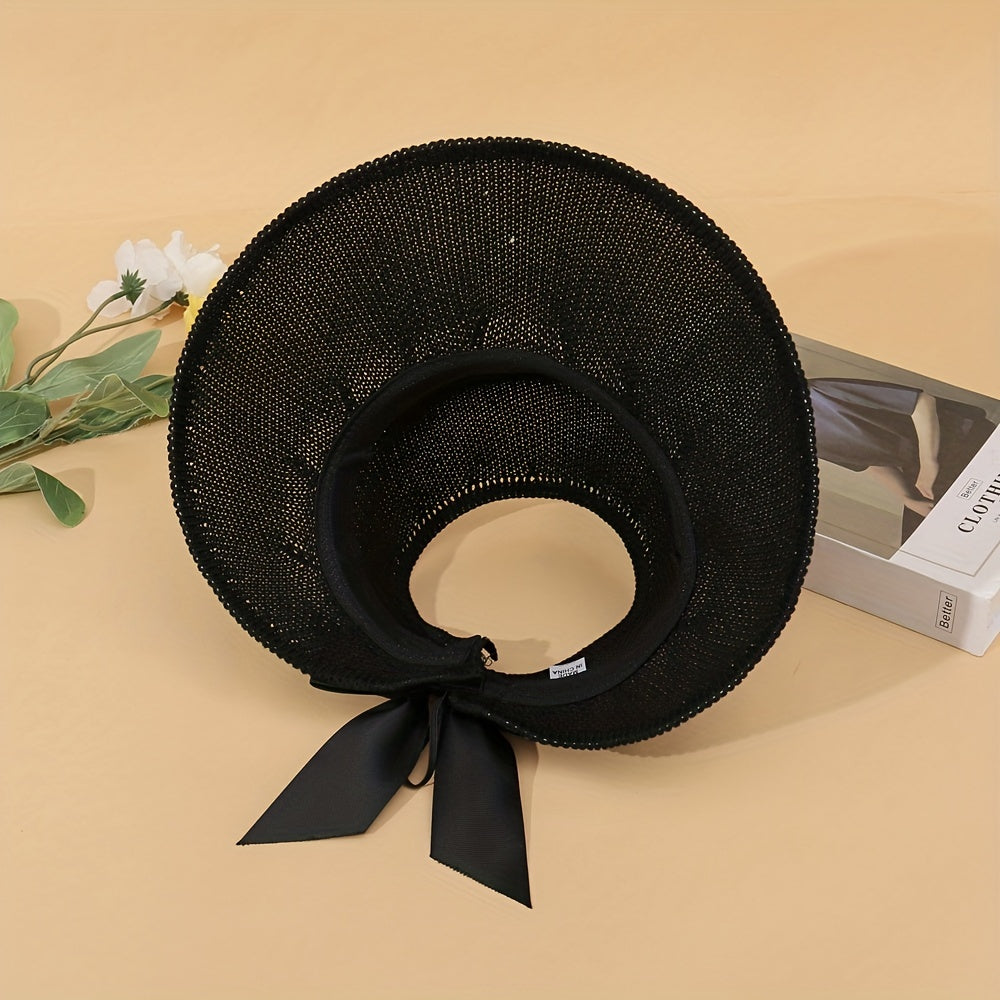 Hollow Out Bucket Hat UV Protection Sun Hat Lightweight Casual Beach Hats