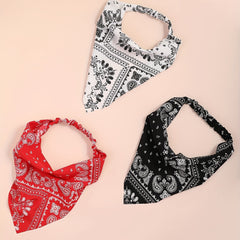 3pcs Boho Head Kerchief Paisley Bandana Elastic Hair Scarf Hair Accessories