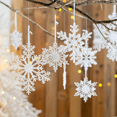 Christmas Snowflake Acrylic Window Decoration Pendant