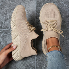 Mesh Low Top Chunky Sneakers Comfortable Running Shoes