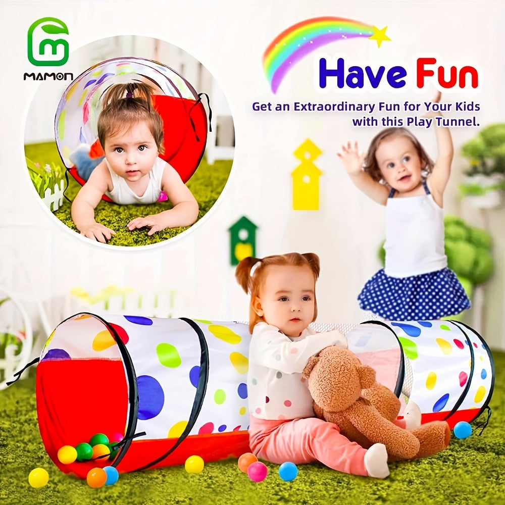 6ft Crawl Through Tunnel Toy Play Tent for Kids & Dogs