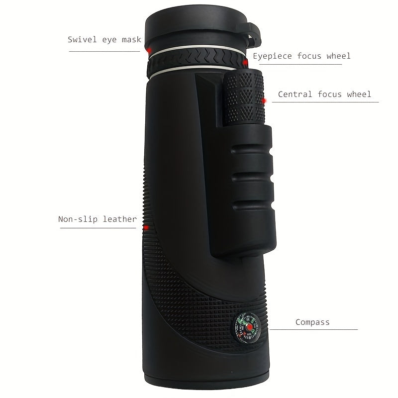 High Definition Monocular Telescope with Compass