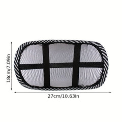 Car Headrest Mesh Neck Pillow Breathable Mini Waist Pillow