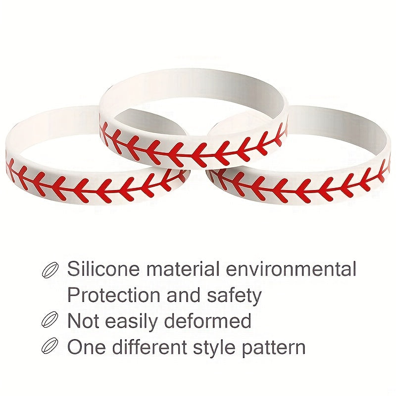 Softball Bracelet Softball Wristband Silicone Bracelet - Softball Gift