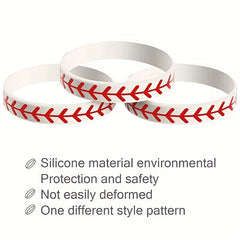 Softball Bracelet Softball Wristband Silicone Bracelet - Softball Gift