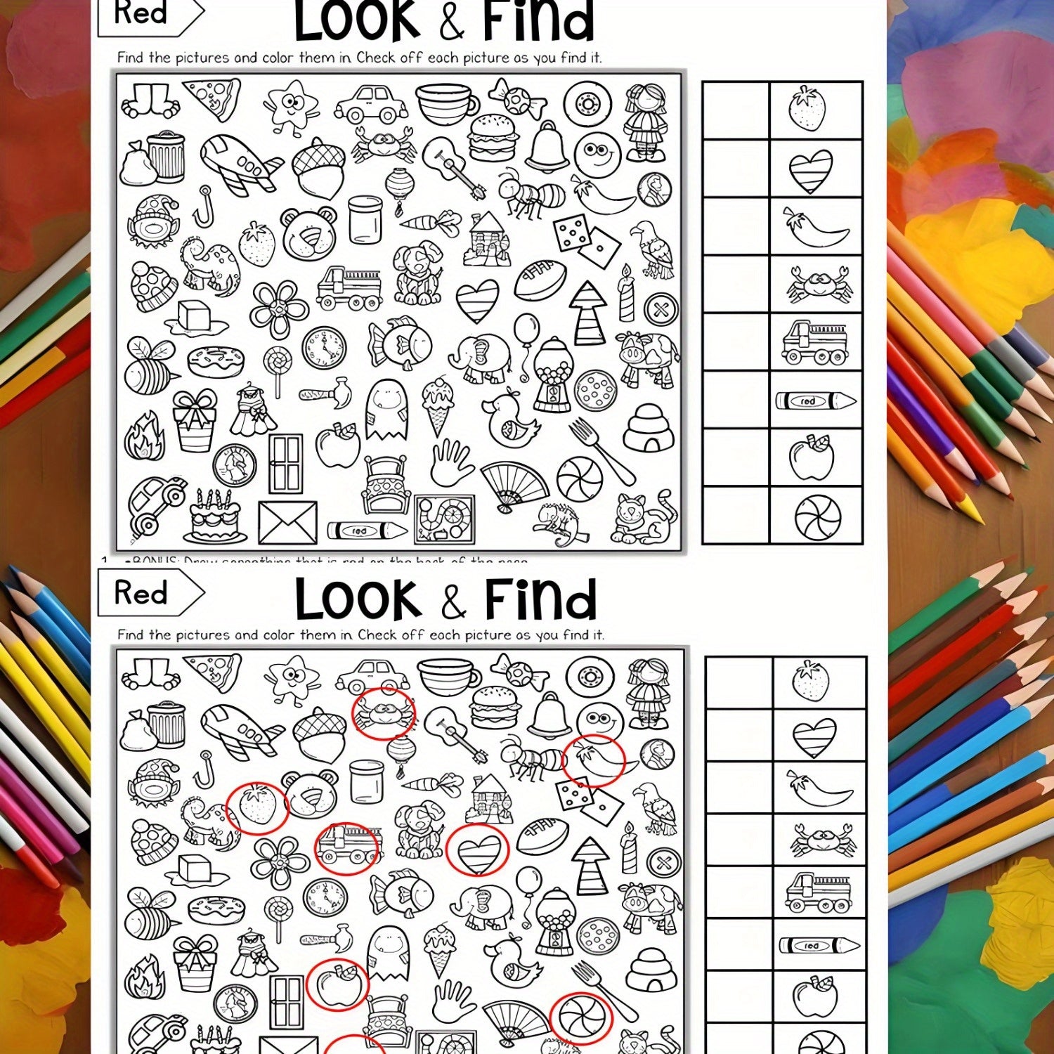 Interactive Focus Training Book for Fun Education
