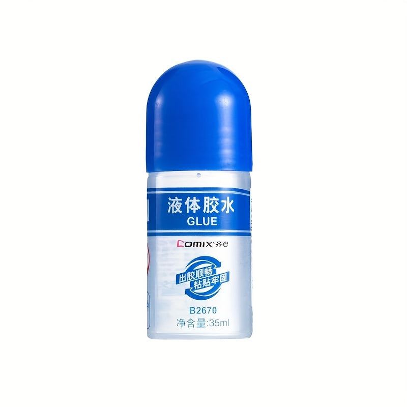 Transparent Glue Liquid for DIY School Office Bills Stamps 35ml