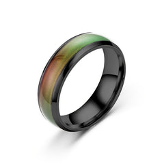 1pc Stainless Steel Couple's Changing Ring