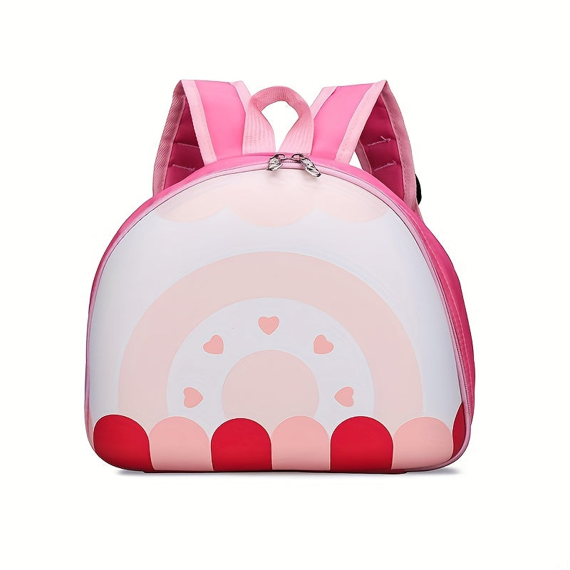 Children s Rainbow Backpack Donut School Bag Casual Cartoon Backpack