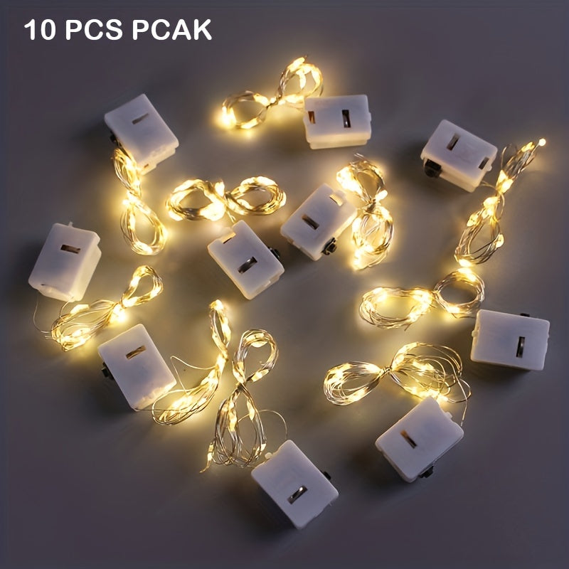 Warm LED Lights String Small Box Holiday Party Decoration Christmas Tree