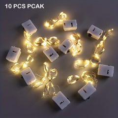 Warm LED Lights String Small Box Holiday Party Decoration Christmas Tree