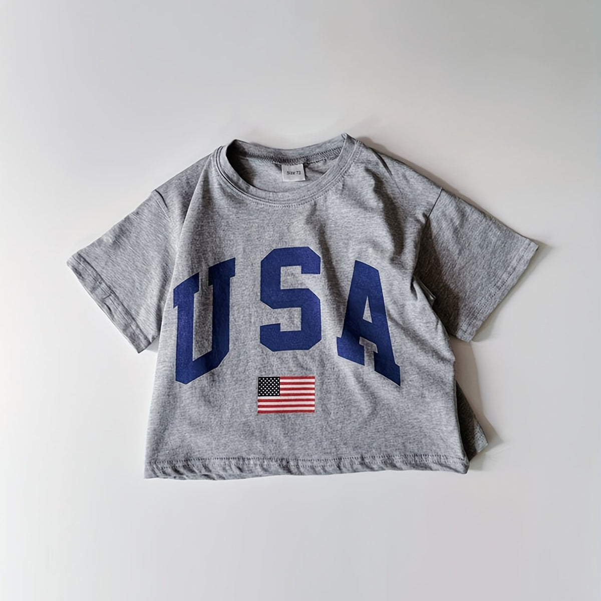 Baby Toddler Euro-American Short Sleeve T-shirt Top Summer Pullover