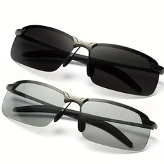Men's Polarized Driving Sunglasses Dual use PC Glasses