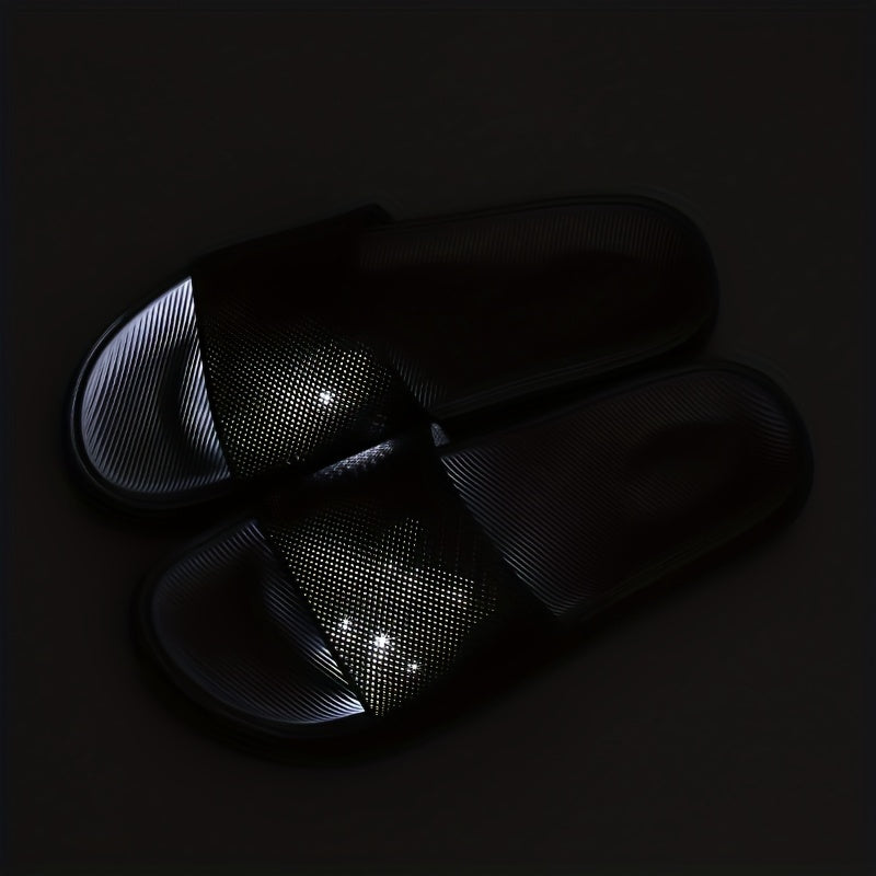 Men's Lightweight Slip On Slides Soft Sole House Slippers