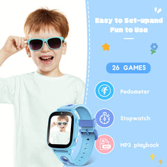 GAWSUG Smart Watch HD Touchscreen Camera Music Player Pedometer Alarm Clock