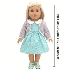 Fashionable Doll Dress Set for 17 18 Inch Dolls