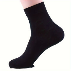 5 Pairs Comfort Stretch Knit Crew Socks Ideal Gift for Men & Women