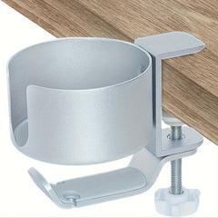 Desk Cup Holder Clamp & Headphone Hanger - Anti-Spill Coffee Holder