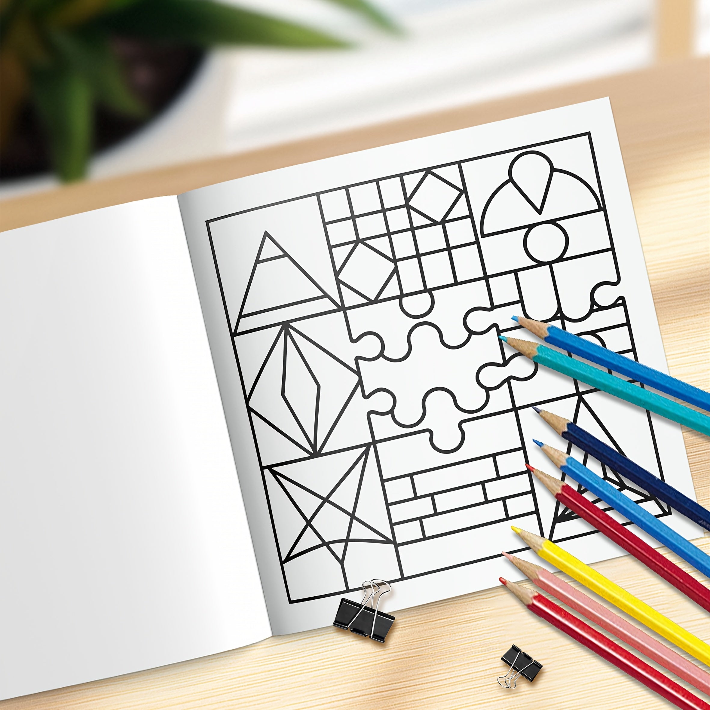 Adult Coloring Book 20x20cm 24 Pages - Easter Theme