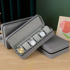 8 Grid PU Leather Glasses Display Box Sunglasses Storage Box