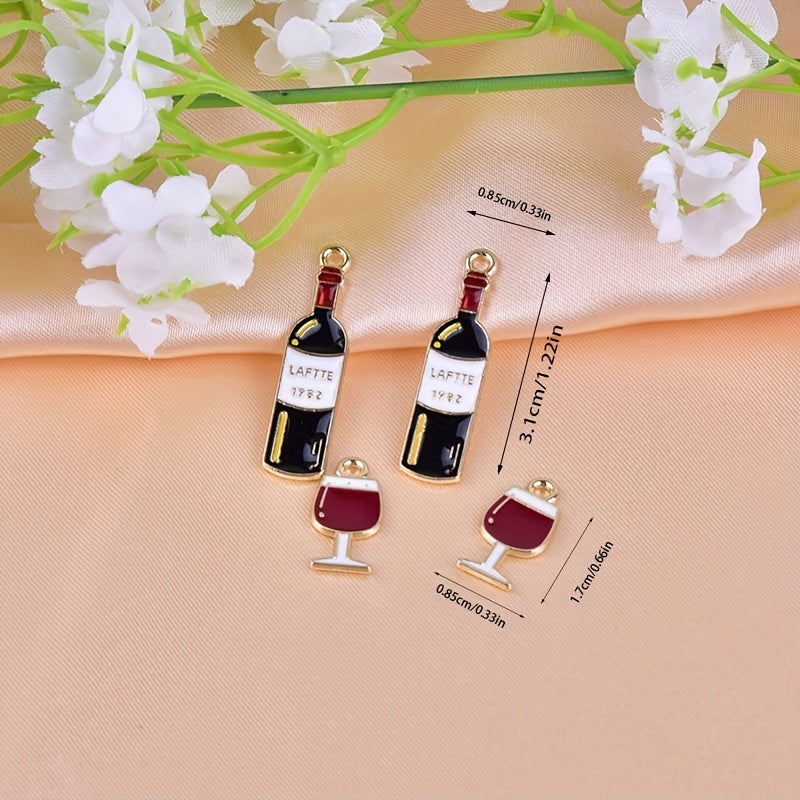 2 Pack Wine Glass Drip Oil Jewelry Accessories